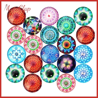 50 Mix Hot Lucky Clover Glass Flatback Scrapbooking Dome Cabochons 20mm 