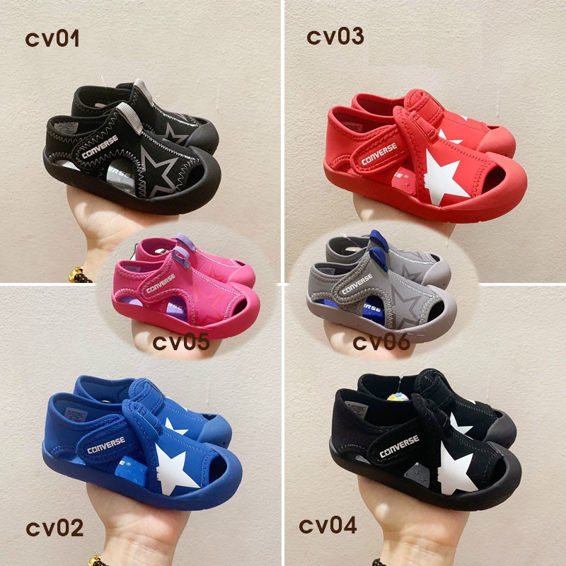 converse junior velcro