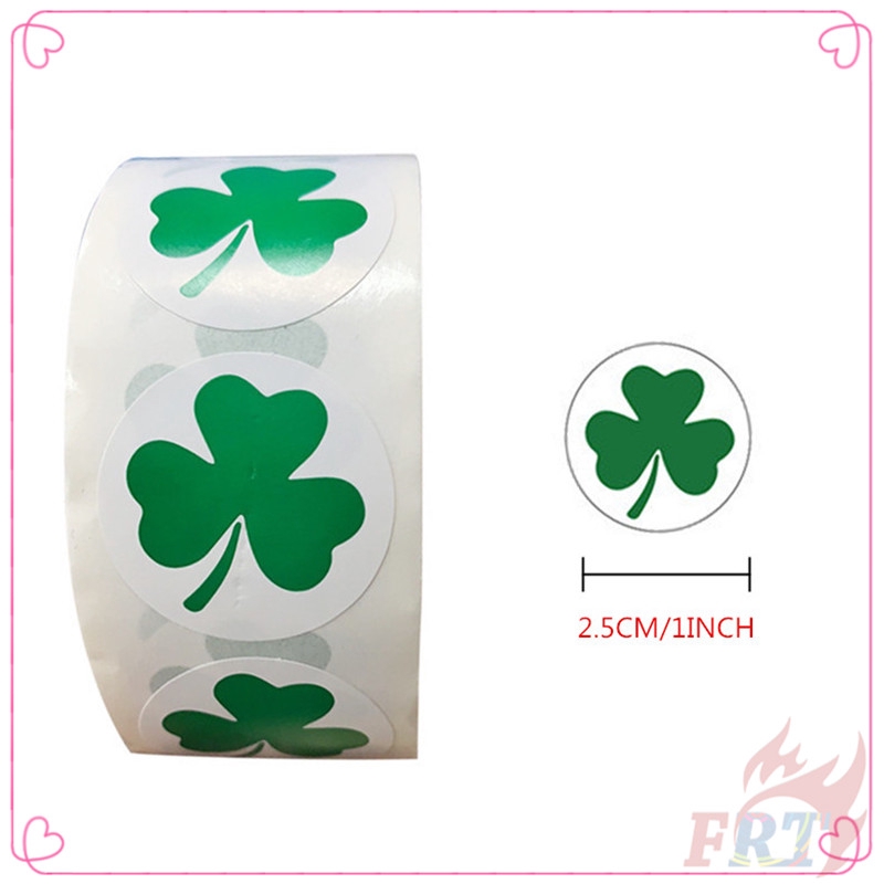 Seal Label 500Pcs/roll Four Leaf Clover Stickers Lucky Clover Seal