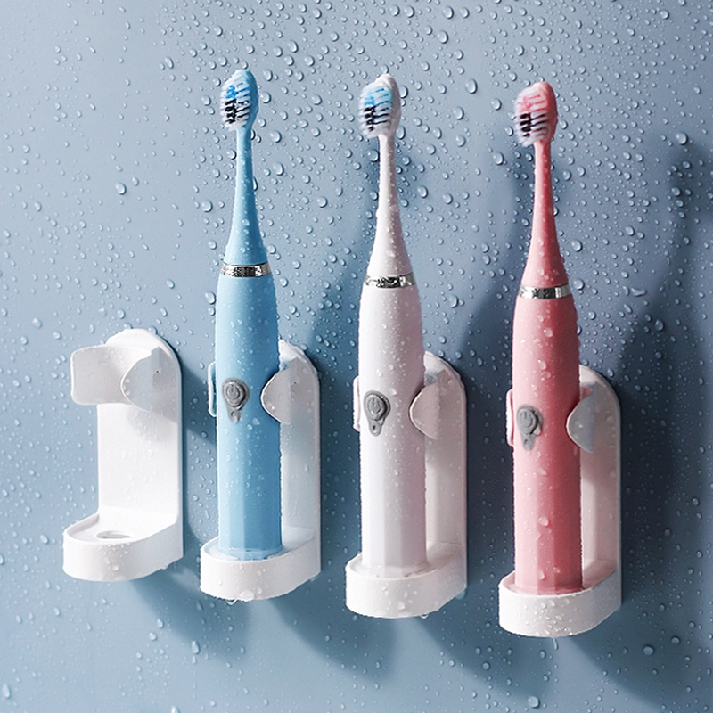 Creative Traceless Adhesive Electric Toothbrush Holder / Wall Mounted