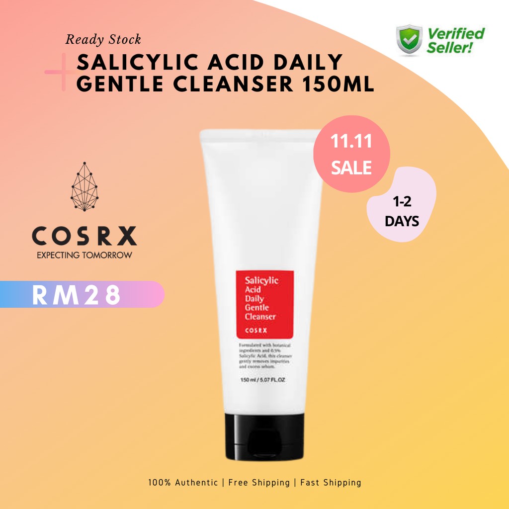 cosrx salicylic acid daily gentle cleanser reseña