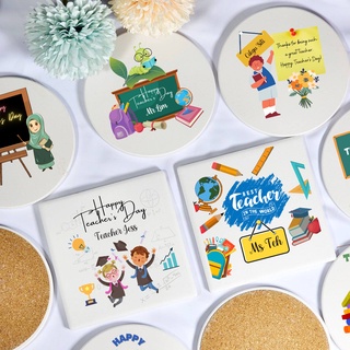 Personalised Coaster | Teachers day gift | with Name | occasions gift | Gifts | Personalised Gift | teacher appreciation #1