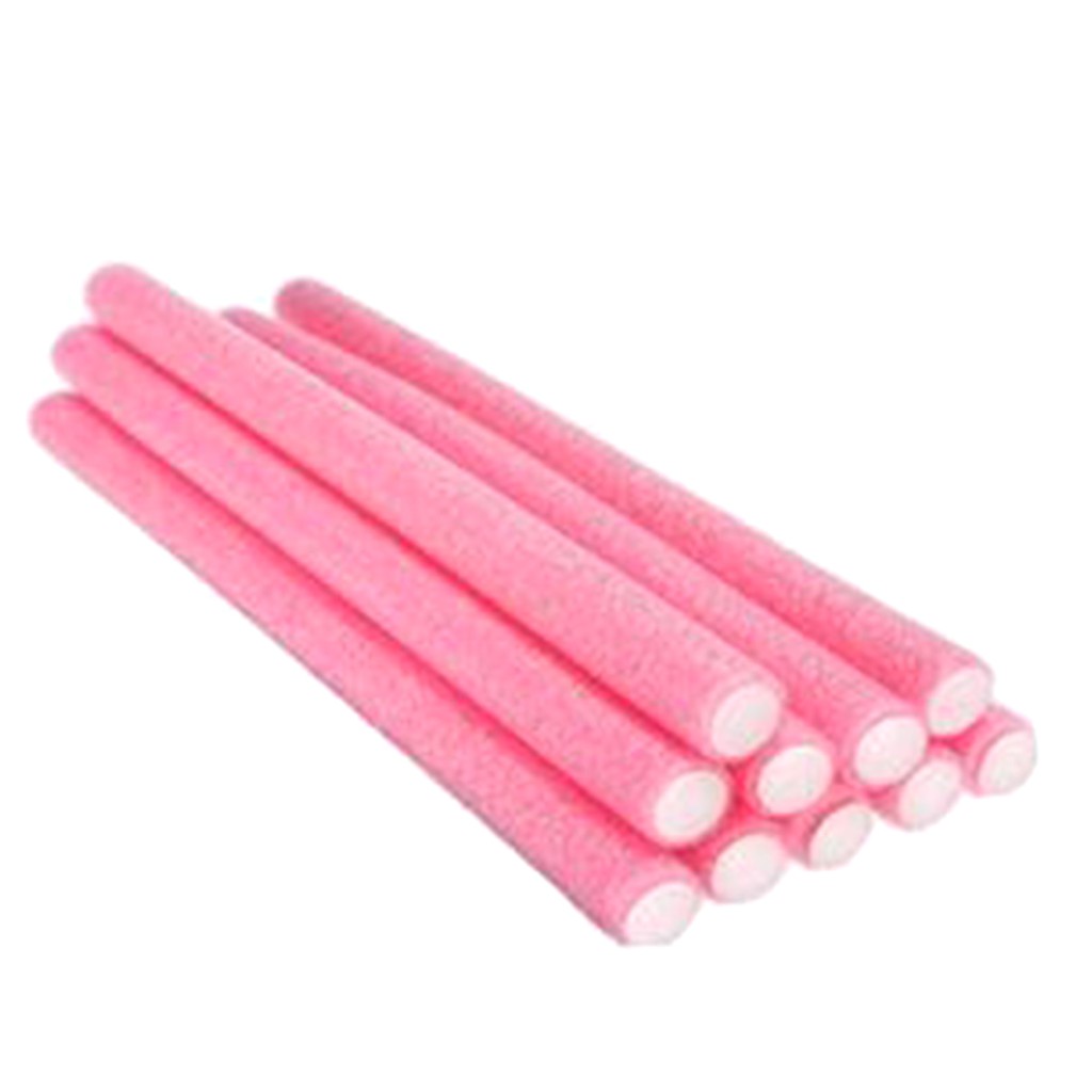 10pcs Hair Curler Soft Foam Bendy Twist Hair Rollers Shopee