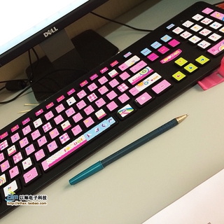  Korean  keyboard  film Korean  alphabet sticker laptop 