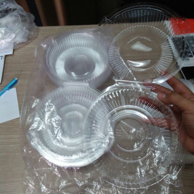 Bekas Plastik Transparent Bulat - mweosmalay