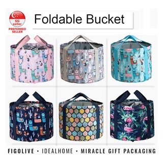 [SG Seller] Foldable Foot Spa Pail Bucket Folding Bucket Collapsible Foot Soak Basin Foot Bath Bucket Christmas Gift
