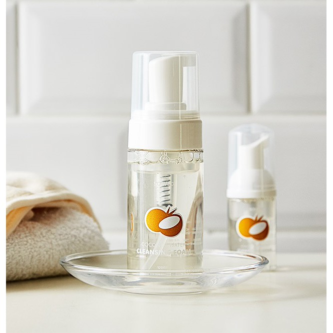 solved coconut water cleansing foam
