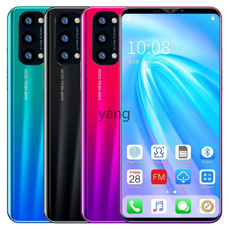 Reno4 Smartphone5.8 inch Full screen Smart Handphone Mobile Phone 4GB RAM 64GB ROM Deals 3G/4G Mobilephone Lte Phone hp