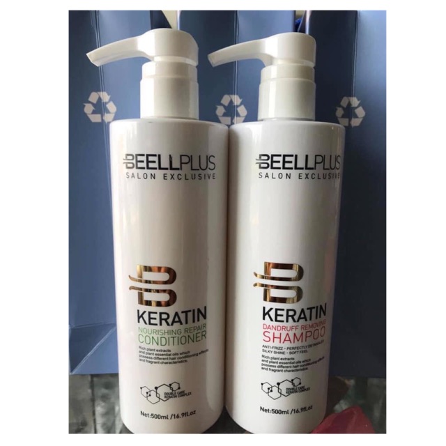 Beell Pover conditioner shampoo to restore hair color 500ml Shopee Singapore
