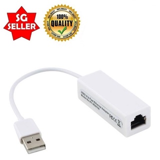USB 2.0 to LAN RJ45 Ethernet Adapter Converter Network Cable 10/100 Mbps