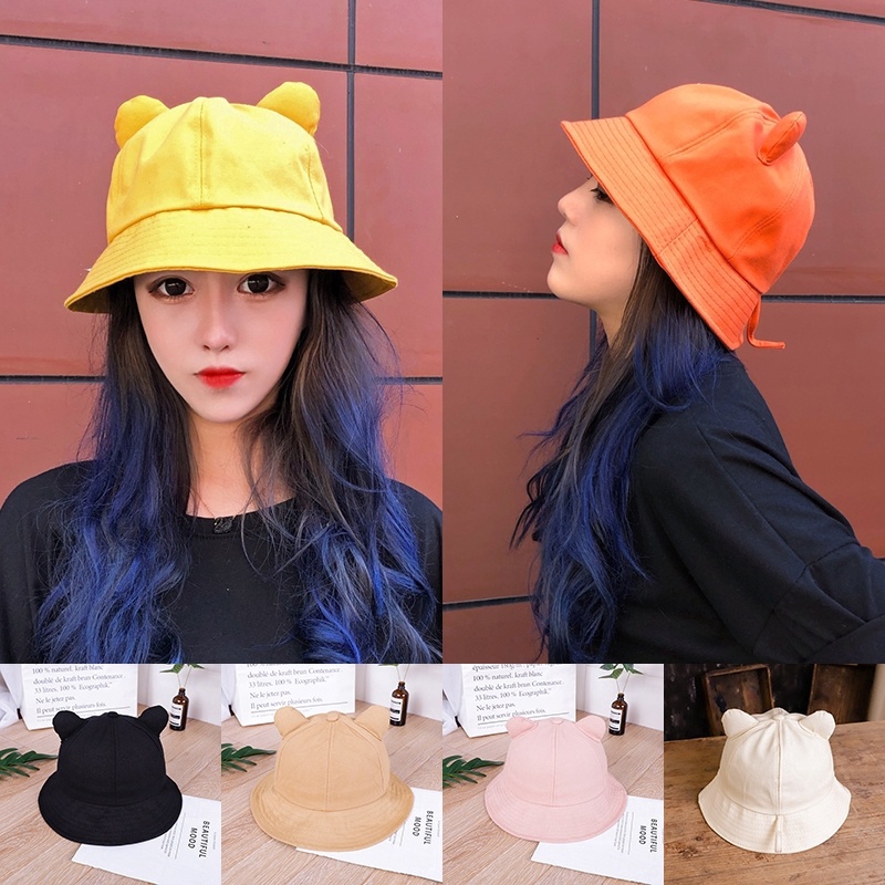 korean style bucket hat
