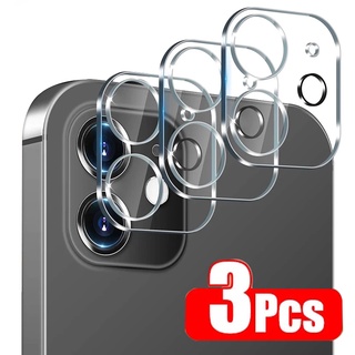 3-Pcs Full Cover Clear Tempered Glass Back Camera Lens Screen Protector for iPhone 13 12 11 Pro Max Mini Plus
