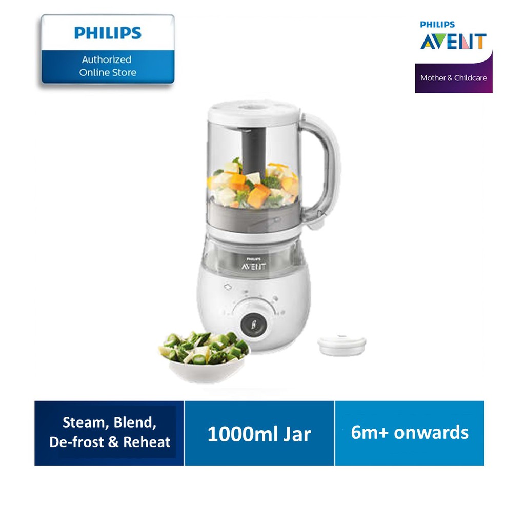 Philips Avent 4 in 1 healthy baby food maker SCF883 steam and blend in