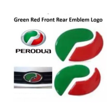 Perodua Myvi 2008 2010 Front Rear Emblem Logo Sticker Car Accessories Shopee Singapore