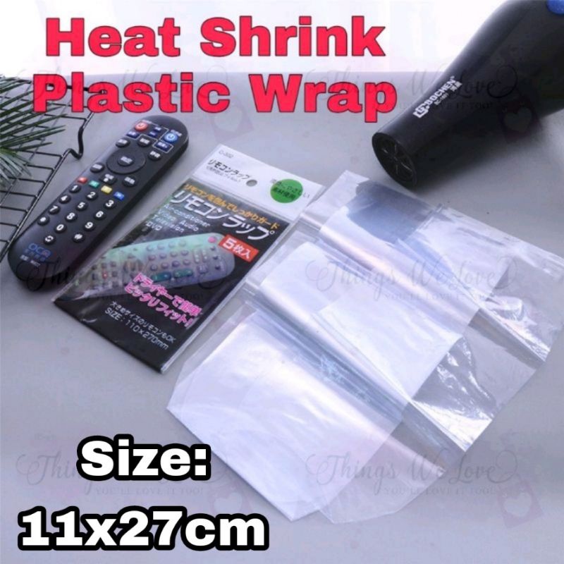 [SG SELLER] [FREE SHIPPING] Heat Shrink Plastic Bags Wrap TV Remote