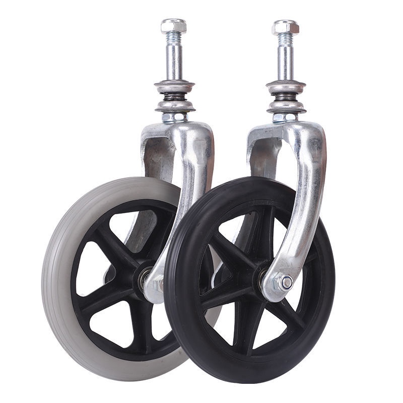 Wheelchair Accessories Front Wheel Fork Assembly With Bearing Universal