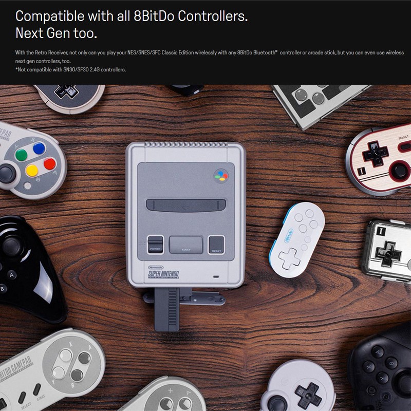 8bitdo snes retro receiver