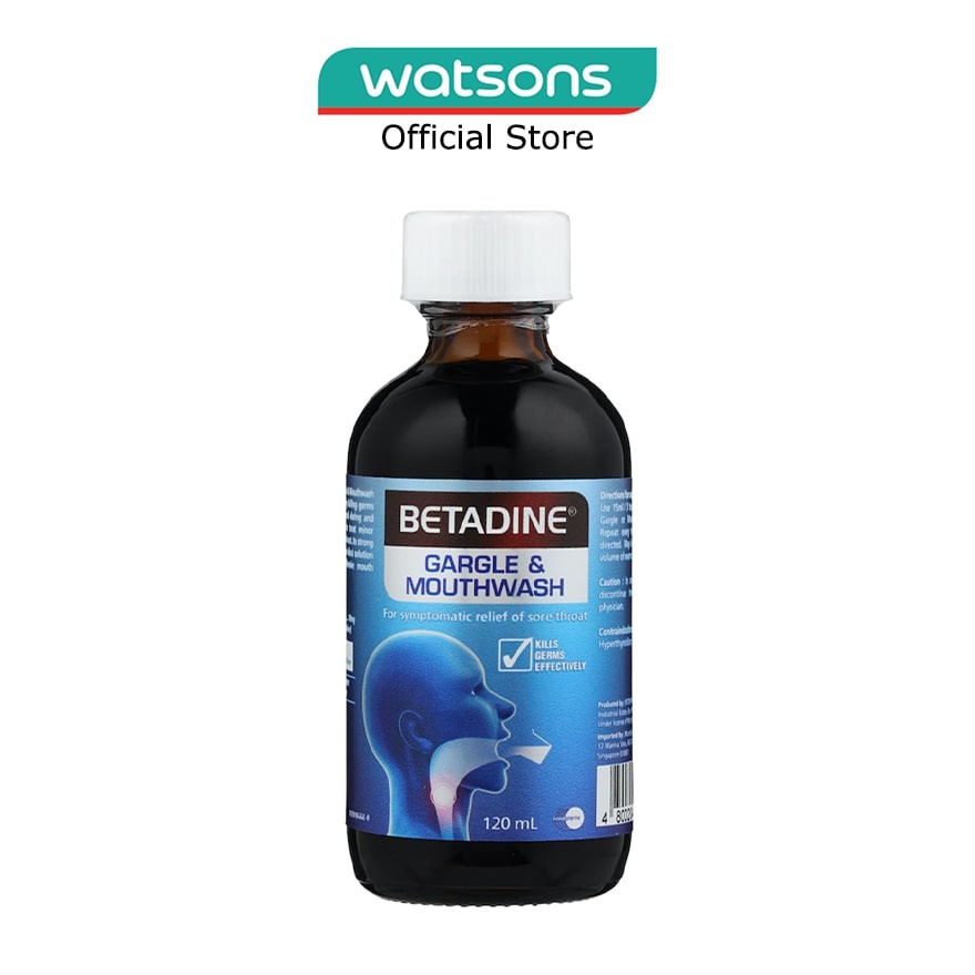 BETADINE Gargle & Mouthwash 120Ml Shopee Singapore
