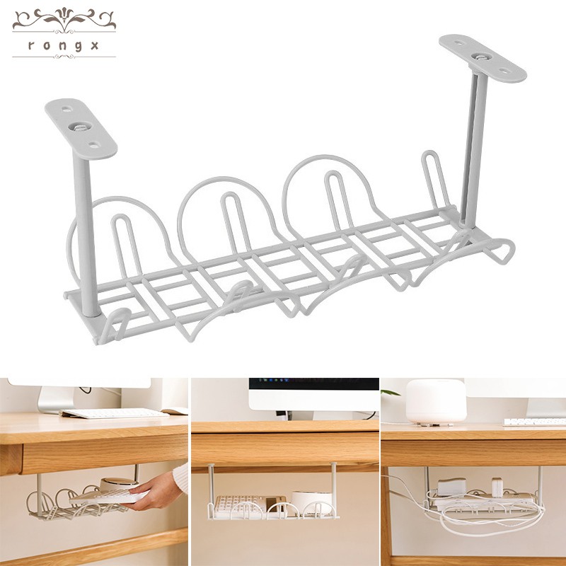 Under Desk Cable Management Tray Organizer For Wire Cord Power