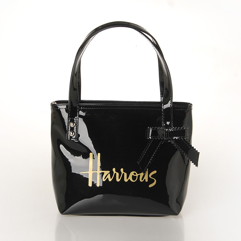 New harrods pvc shopping bags bow waterproof bag Mummy bag handbags | Shopee Singapore