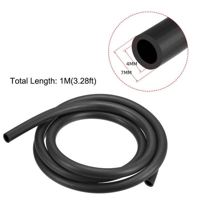 Black Fuel Gas Petrol Line by the Foot 1/4" ID for Hose Motorcycle Honda 