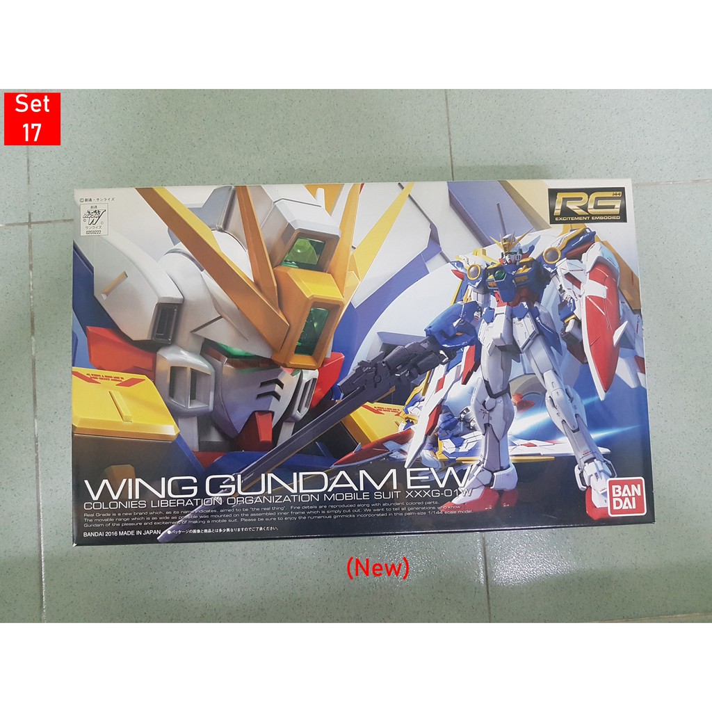 Bandai Wing Gundam Ew Rg 1 144 Shopee Singapore