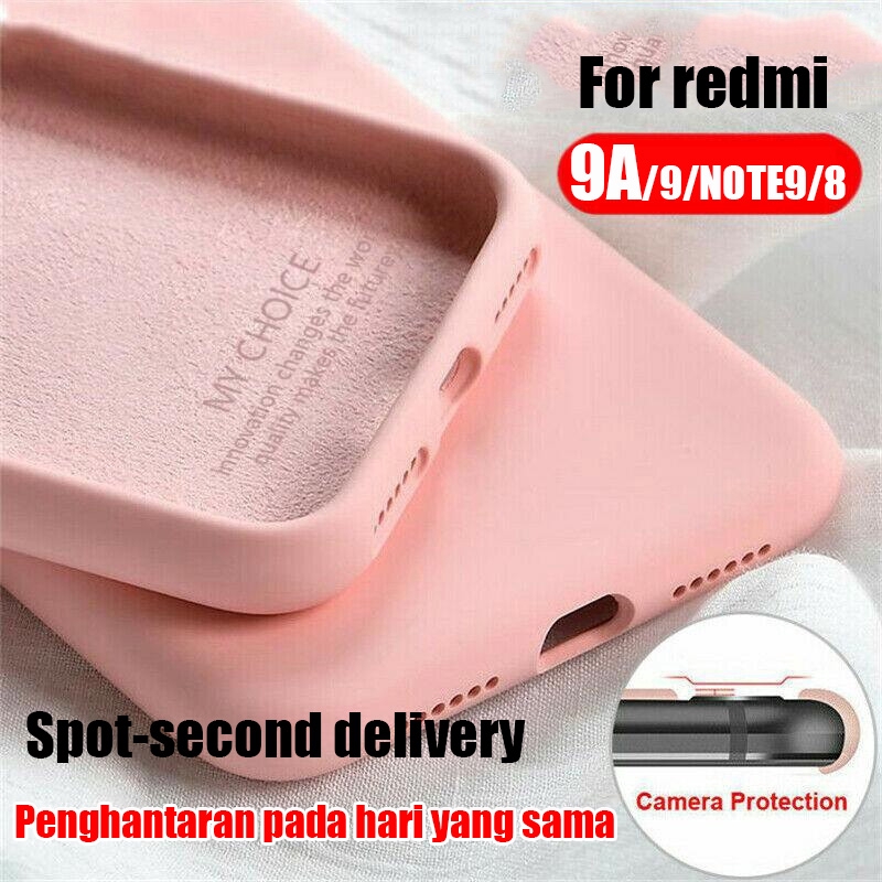 【spot Second Delivery】liquid Silicone Case For Xiaomi Redmi 9a 9c 9