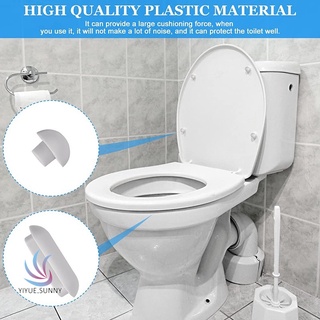 6pcs Creative Anti-slip Universal Toilet Seat Pads Toilet Seat Gaskets