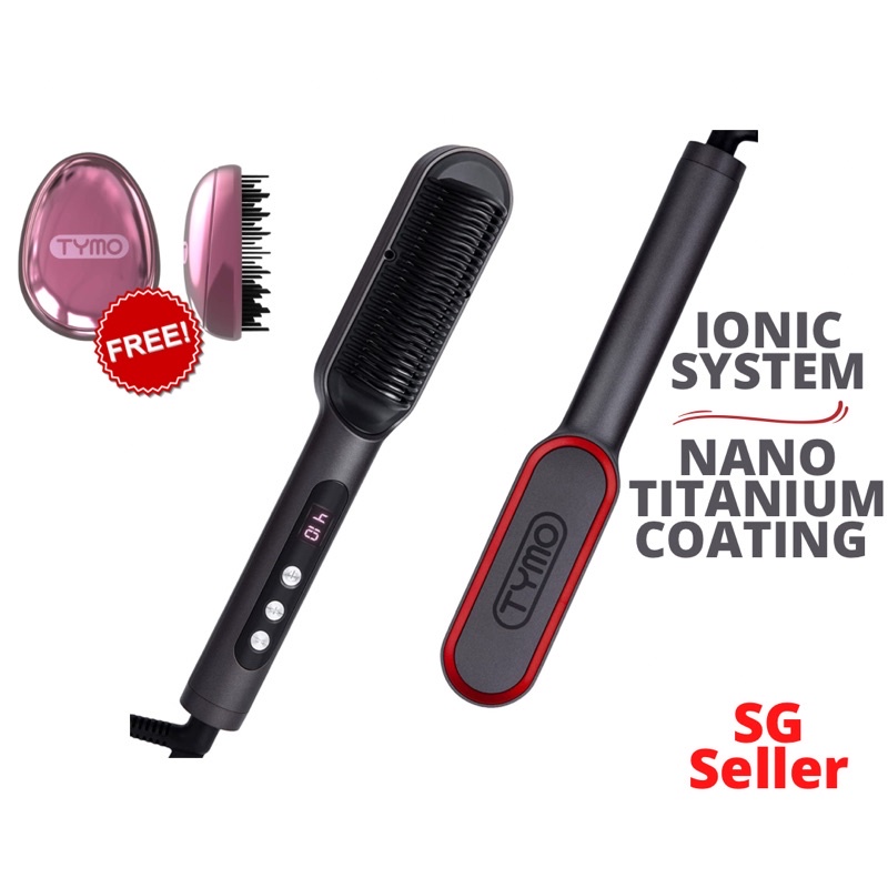 TYMO Ring Plus Hair Straightener Comb Ionic HC103 Authentic Hair ...