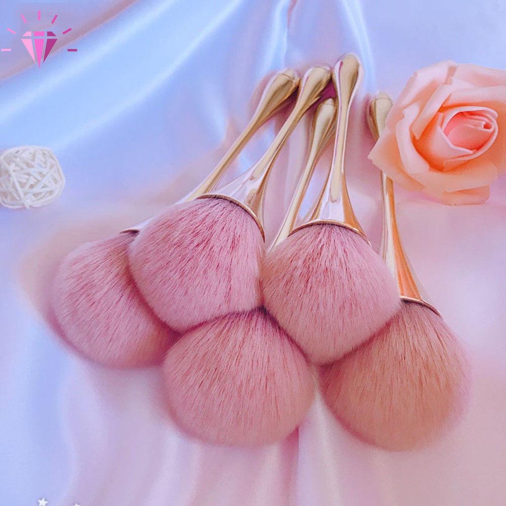 Rose Gold Powder Blush Brush Professional Make Up Brush Large Cosmetic Face Cont Shopee Singapore