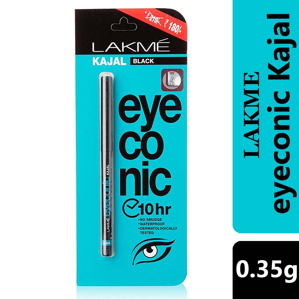 Original Lakme Eyeconic Kajal Eyeliner Deep Black Shopee Singapore