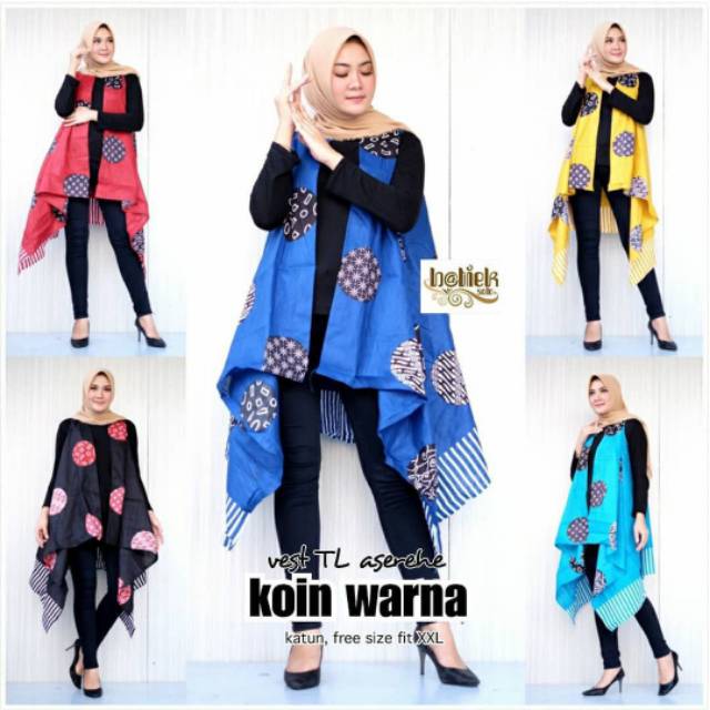 Vest Songket 1 Motif Weaving Ball Weaving Vest Outer Outerwear Batik Ethnic Casual Modern Office Shopee Singapore