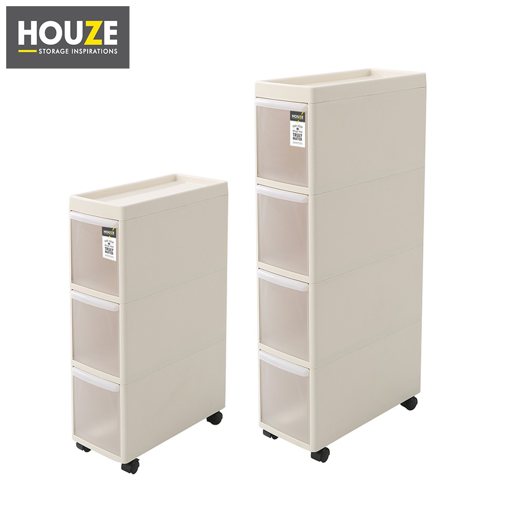 Houze 3 4 Tier Slim Cabinet Shopee Singapore