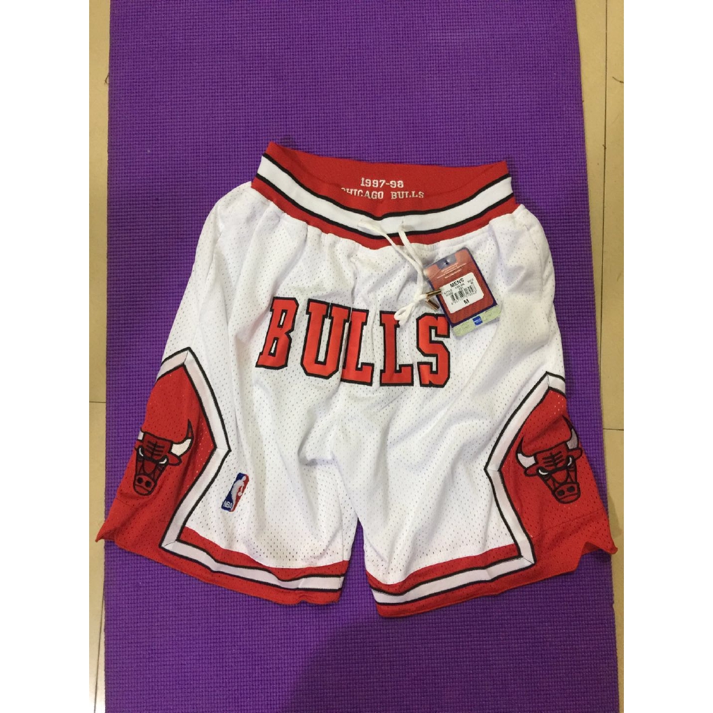 white bulls shorts