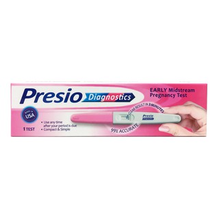 [Ready Stock] Presio Diagnostics Early Midstream Pregnancy Test Kit (Twin Pack)