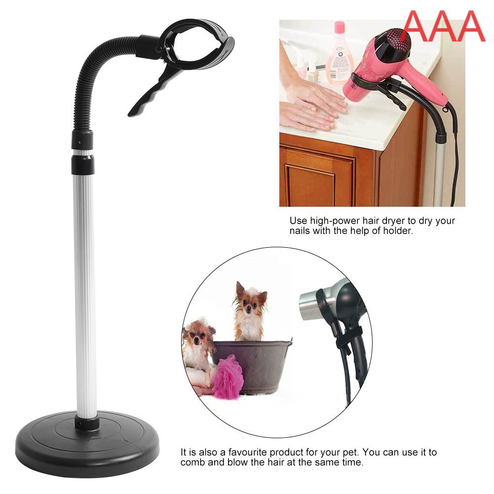 Alloy Hair Dryer Stand 360°Rotating Height Hair Dryer Holder W/Clamp Blow  P7M7 | Alloy Hair Dryer Stand 360 Degree Rotating Hands Free Hair Dryer  Stand With Clamp Blow Dryer Holder Adjustable Height