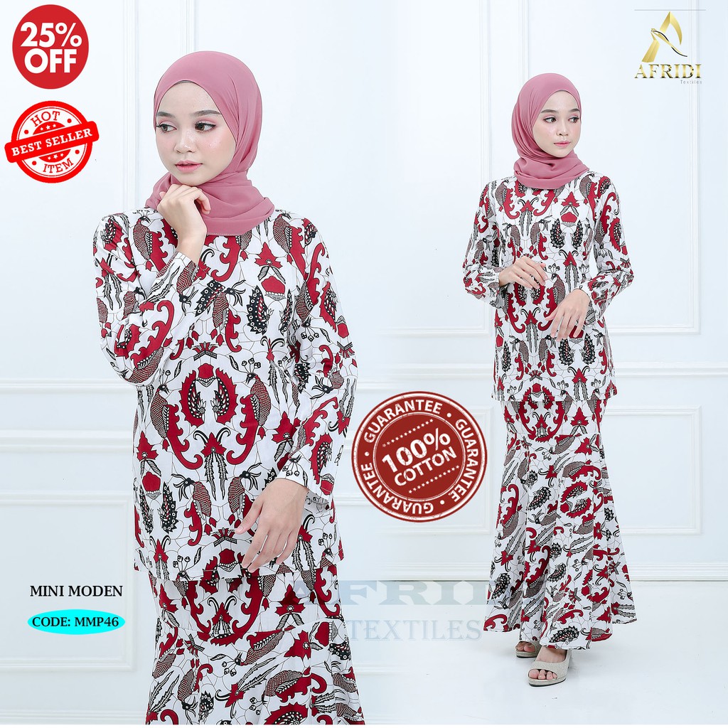 baju kurung kain cotton