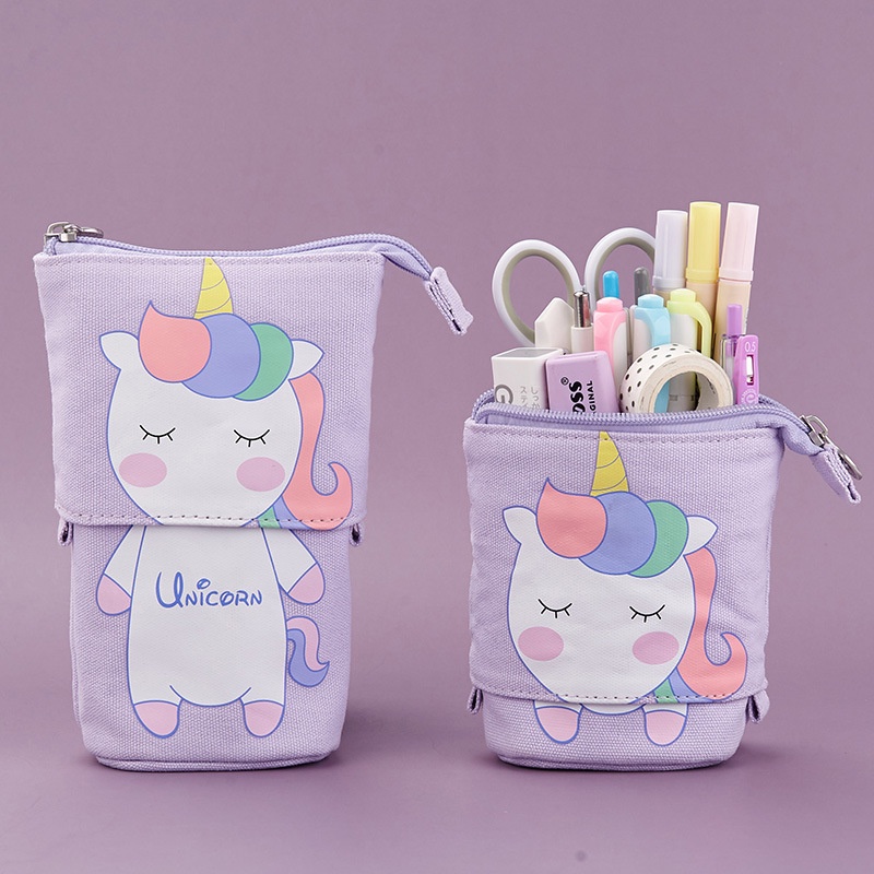 Unicorn Pencil Case Fabric Quality School Supplies Stationery Gift
