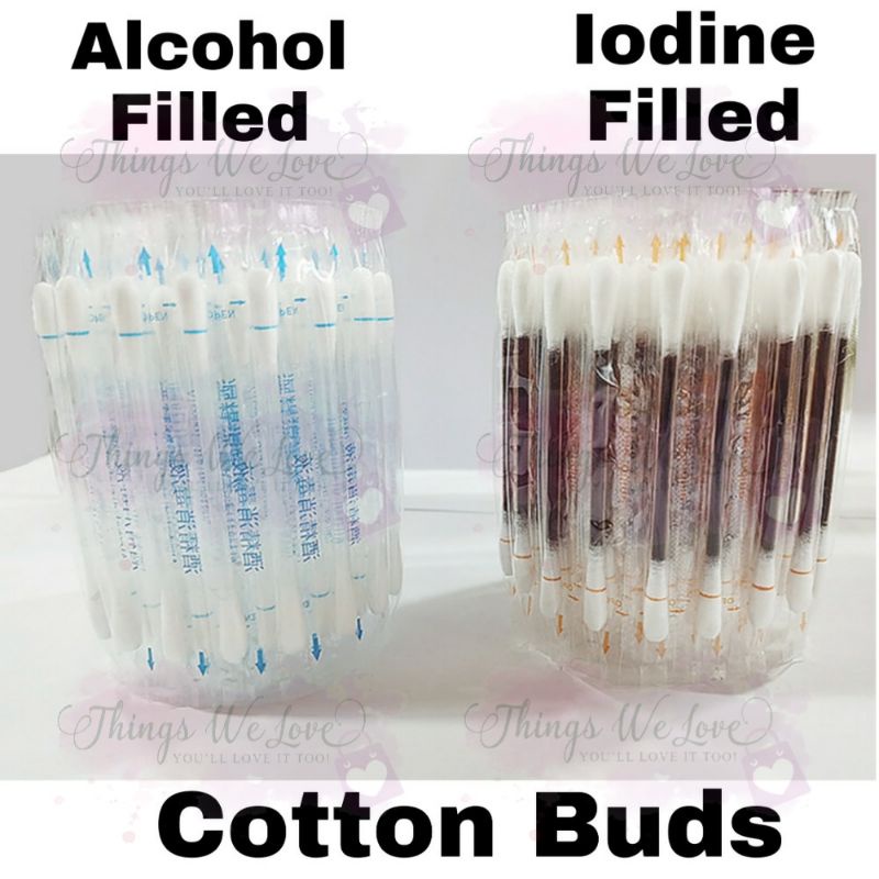 [SG SELLER] [FREE SHIPPING] Alcohol Povidone Iodine Swabs Cotton Buds