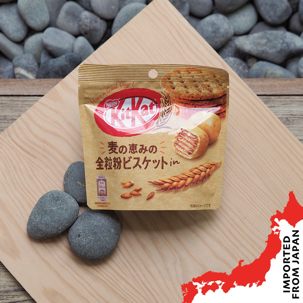 Kit Kat Whole Wheat Graham Cracker Bites in Pouch 45g Shopee Singapore