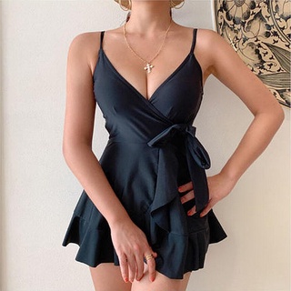 hot! Korean version of the new women's conservative belly skirt one-piece hot spring swimsuit
