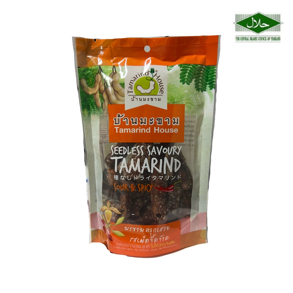 Tamarind House Seedless Savoury Tamarind Sour & Spicy (90g) Shopee