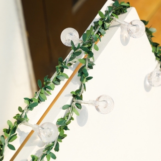 Rose Flower Leaves Garland/Fairy Light/ Led Copper Wire Battery Operated String Lights/ Wedding Christmas Home Party Decoration #5