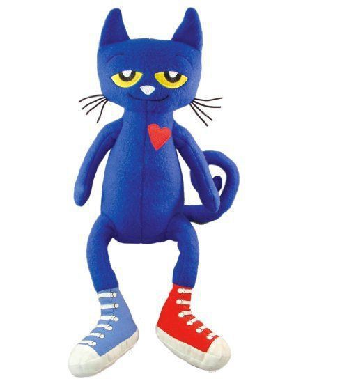 blue plush cat