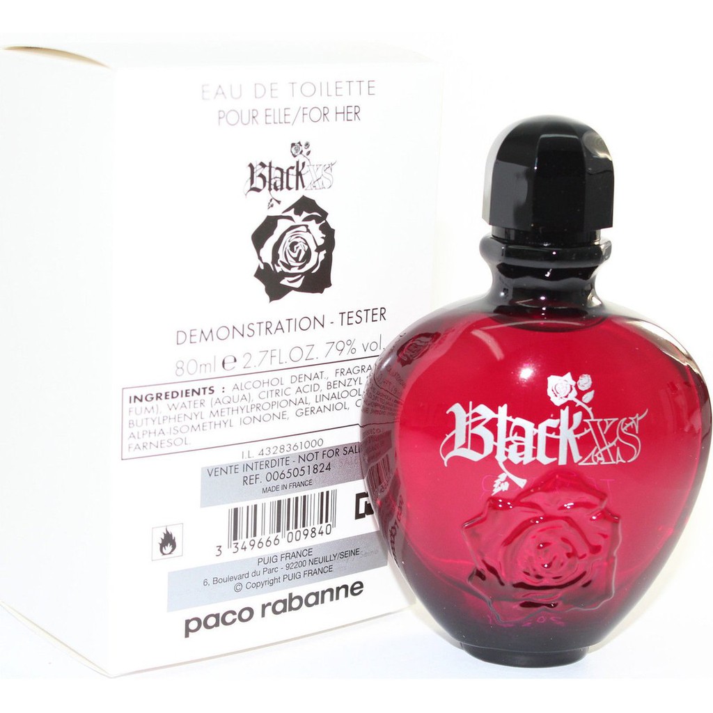 black xs femme 80 ml