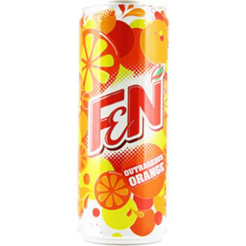 F&N Sparkling Flavoured Drink Outrageous Orange 325ml | Shopee Singapore