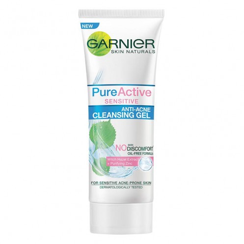 garnier face gel wash