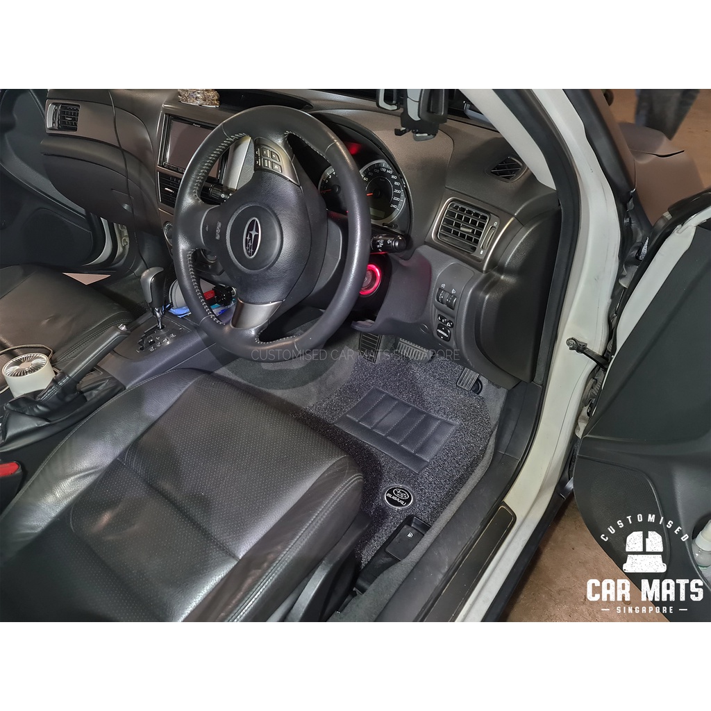 Subaru Impreza (5D) (2007 to 2011) Basic Drips Car Mats - Carpet - Floor Mat - Carmat