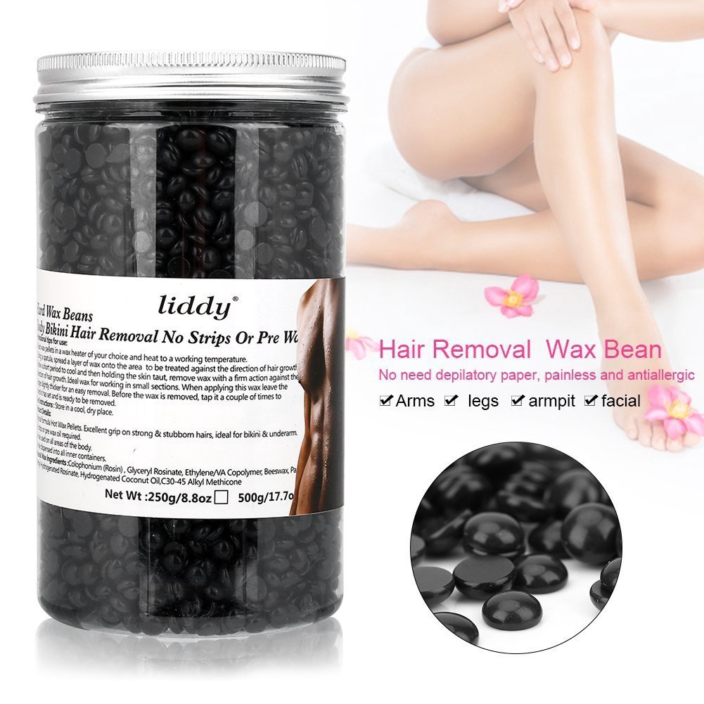 500g Hair Depilatory Hot Hard Wax Bikini 4 Body Leg Care Bean