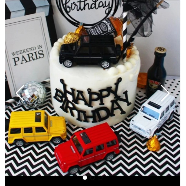 Cars Cake Topper Or Car Model Mercedes Suv Model Figurine Cake Decoration